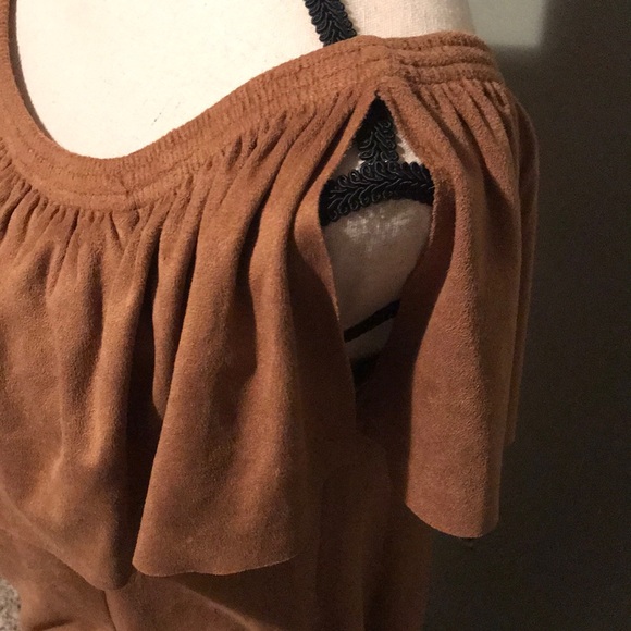 Faux Suede off the shoulder dress by Chico’s - Picture 3 of 8